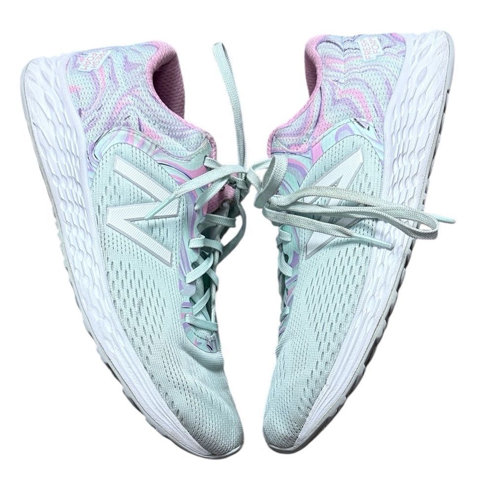 New Balance Mint Green, Pink & Purple Athletic Shoes